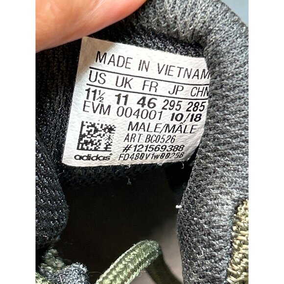 Adidas Terrex Mens Green Outdoor Hiking Shoes Mesh & Synthetic Size 11.5 - Picture 6 of 7